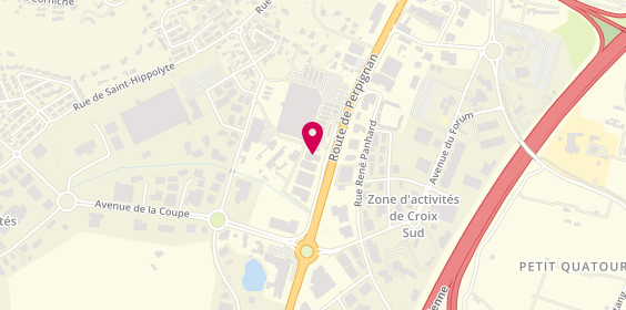 Plan de Maxi Zoo, Zone Industrielle la Coupe
Rue Blaise Pascal, 11100 Narbonne