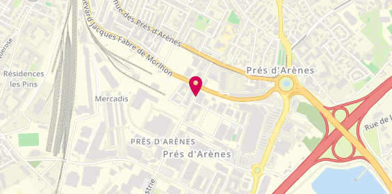 Plan de Amizoo - Europe-Animalerie, 203 Rue de l'Industrie, 34070 Montpellier