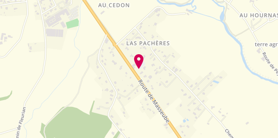 Plan de Plutôt Chic, 33 Route de Masseube, 32550 Pavie