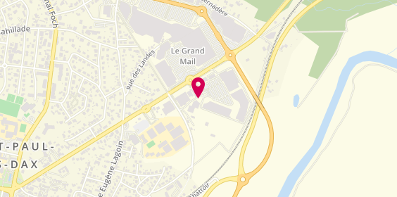 Plan de Maxi Zoo, Centre Commercial Grand Mail 2, 40990 Saint-Paul-lès-Dax