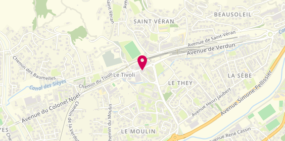 Plan de Aquacyna, 73 avenue de Verdun, 04000 Digne-les-Bains