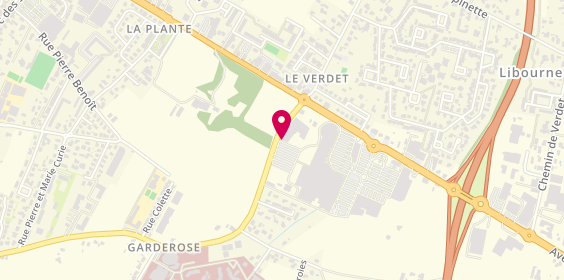 Plan de Jardinerie Animalerie Dupoirier Libourne, 114 Boulevard de Garderose, 33500 Libourne