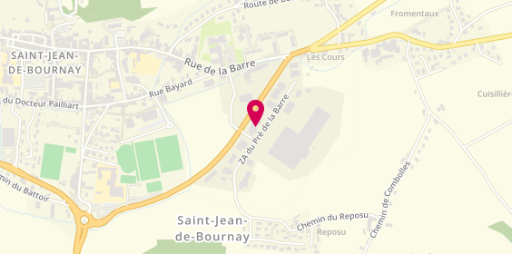 Plan de Jardinerie Gauthier, Pré de la Barre, 38440 Saint-Jean-de-Bournay