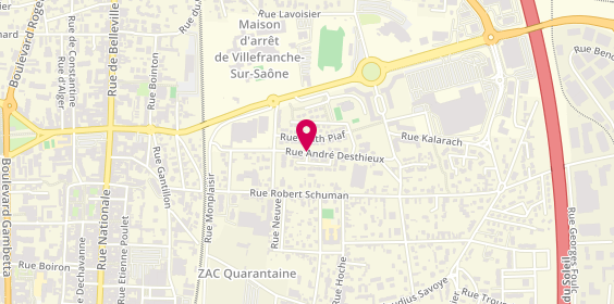 Plan de Botanic, Rue André Desthieux
69400, 69400 Villefranche-sur-Saône