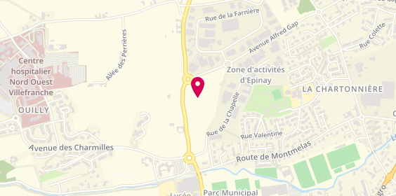 Plan de Maxi Zoo, Rue du Tacot Beaujolais, Zone Aménagement d'Epinay
Route d'Epinay, 69400 Gleizé