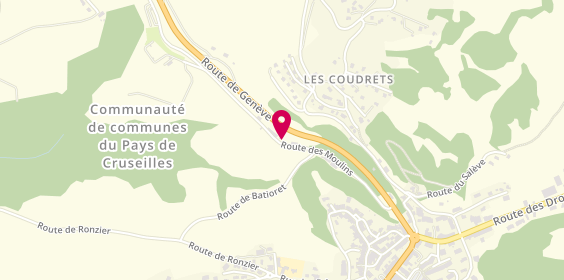 Plan de Coopérative Agricole Jura Mont Blanc, Route Moulins, 74350 Cruseilles