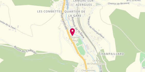 Plan de Gamm Vert Village, Rue Centrale
Qur 9, 69870 Lamure-sur-Azergues