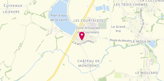 Plan de Jardi'nat - Gamm Vert, Les Courtelets, 71470 Montpont-en-Bresse