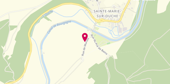 Plan de Chatterie des Rives de l'Ouche, 230 Rue de Murots, 21410 Sainte-Marie-sur-Ouche
