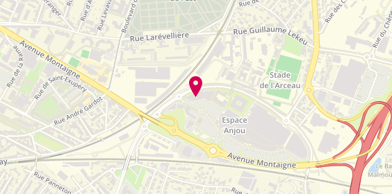 Plan de City-Zoo-Maxi Zoo, Centre Commercial Espace Anjou
avenue Montaigne, 49000 Angers