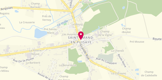 Plan de Comptoir du Village, Place du Champ de Foire
58310, 58310 Saint-Amand-en-Puisaye