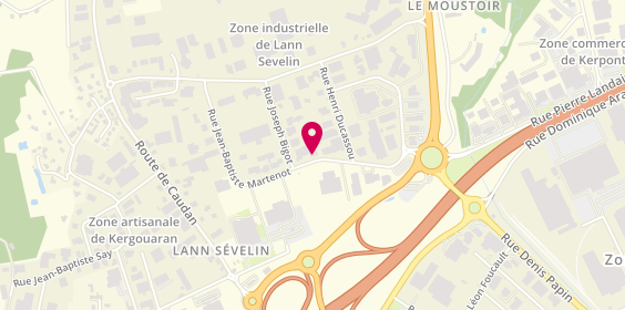 Plan de JMT, Zone Industrielle Lann Sevelin
689 Rue Jean Baptiste Martenot, 56850 Caudan