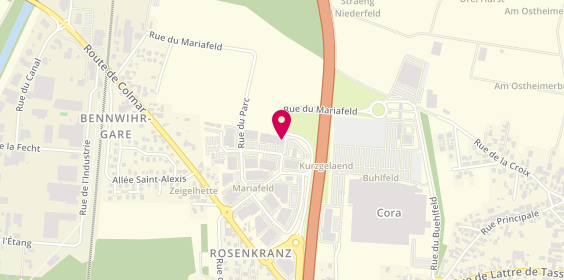 Plan de Exotus, Zone Aménagement Rosenkranz
Rue du Mariafeld, 68125 Houssen