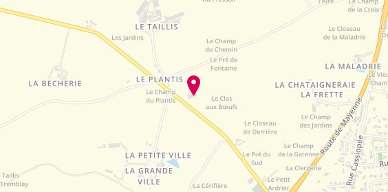 Plan de Gamm Vert Village, D12 le Plantis, 53470 Martigné-sur-Mayenne