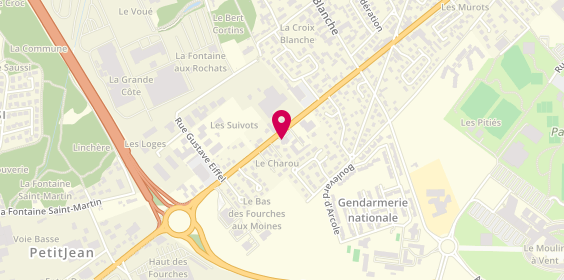Plan de Zanimo'shop, 75 Route d'Auxerre, 10120 Saint-André-les-Vergers