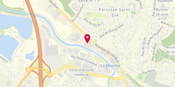 Plan de Centre Jardin, 23 Avenue de Verdun, 88100 Saint-Die