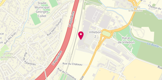 Plan de Animalis Villebon, Avenue de la Plesse (Route Départementale 59) le Regard Centre Commercial, 91140 Villebon-sur-Yvette