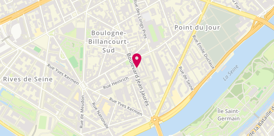 Plan de Mon Polisson, 247 Boulevard Jean Jaurès, 92100 Boulogne-Billancourt