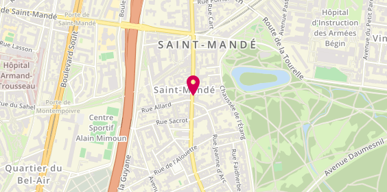 Plan de La Ménagerie - Saint Mandé, 47 avenue du Général de Gaulle, 94160 Saint-Mandé