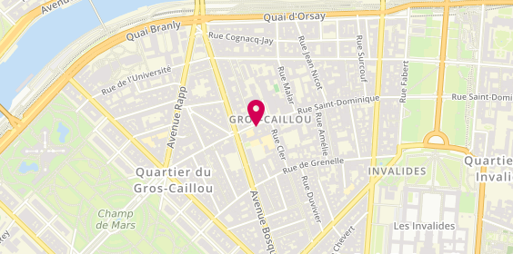 Plan de C4v Paris Eiffel, 117 Rue Saint-Dominique, 75007 Paris