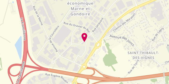 Plan de Chien Chat Etc, 6 Rue Lamartine, 77400 Saint-Thibault-des-Vignes