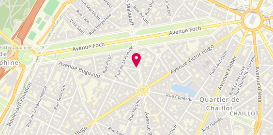 Plan de Green Bear, 97 Avenue Raymond Poincaré, 75116 Paris
