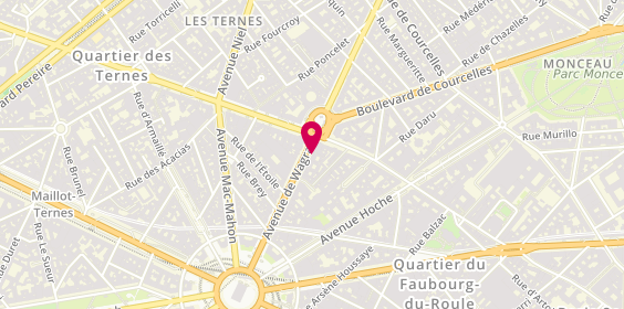 Plan de Moustaches, 42 avenue de Wagram, 75008 Paris
