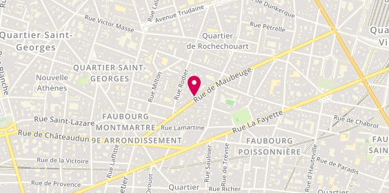 Plan de Chez Pimprenelle, 19 Rue de Maubeuge, 75009 Paris