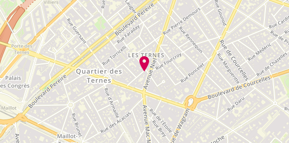 Plan de Chez le Chien, 10 Rue Villebois-Mareuil, 75017 Paris