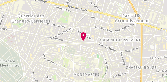 Plan de Lilou Pets, 119 Rue Caulaincourt, 75018 Paris