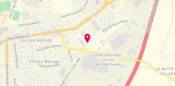 Plan de La Maison Point Vert, Parking Carrefour Market
Acienne
Route de Caen, 14310 Villers-Bocage, France