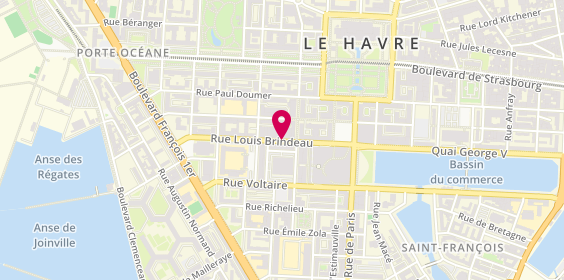 Plan de Oscar et Ogustine, 83 Rue Louis Brindeau, 76600 Le Havre